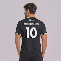 Camisa do Corinthians Escudo 10 Memphis Masculina - Foto 1