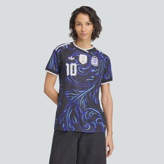 Camisa Argentina II 26/27 10 Messi adidas Feminina - Foto 2
