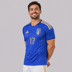 Camisa Itália I 26/27 17 D. Frattesi adidas Masculina - Foto 4