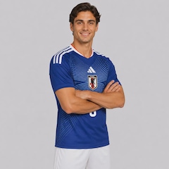 Camisa Japão I 26/278 T. Minamino adidas Masculina - Foto 3