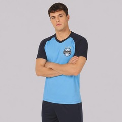 Camisa do Grêmio Celeste Masculina - Foto 3