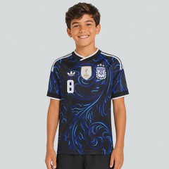 Camisa Argentina II 26/27 8 Enzo adidas infantil - Foto 2