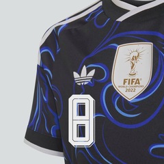 Camisa Argentina II 26/27 8 Enzo adidas infantil - Foto 5
