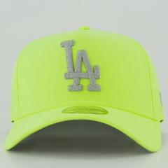 Boné Unissex New Era Los Angeles Dodgers MLB 940AF Q425 - Aba Curva - Foto 1