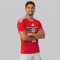 Camisa País de Gales I 26/27 10 L. Cullen adidas - Masculina - Foto 3