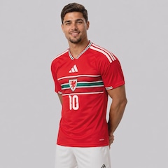 Camisa País de Gales I 26/27 10 L. Cullen adidas - Masculina - Foto 4