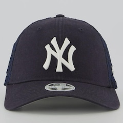 Boné Unissex New Era New York Yankees 940 M-Crown MLB - Aba Curva - Foto 2
