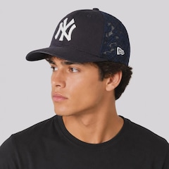 Boné Unissex New Era New York Yankees 940 M-Crown MLB - Aba Curva - Foto 5