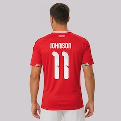 Camisa País de Gales I 26/27 11 B. Johnson adidas - Masculina - Foto 1
