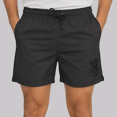 Shorts do Corinthians Logo Poliamida - Masculino - Foto 1