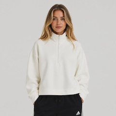 Jaqueta Feminina adidas SZN Soft Lux 1/4 Zip - Foto 1