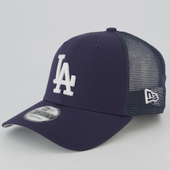 Boné Unissex New Era MLB Los Angeles Dodgers Trucker 940 M-Crown - Aba Curva - Foto 1