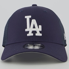 Boné Unissex New Era MLB Los Angeles Dodgers Trucker 940 M-Crown - Aba Curva - Foto 2