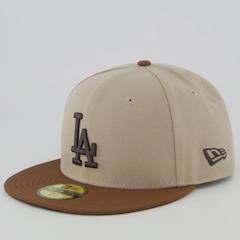 Boné Unissex New Era MLB Los Angeles Dodgers 5950 - Aba Reta - Foto 1