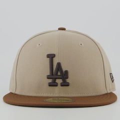 Boné Unissex New Era MLB Los Angeles Dodgers 5950 - Aba Reta - Foto 2