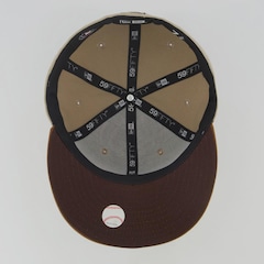 Boné Unissex New Era MLB Los Angeles Dodgers 5950 - Aba Reta - Foto 4