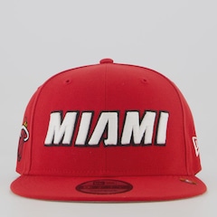 Boné Unissex New Era Miami Heat NBA 22 950 - Aba Curva - Foto 2