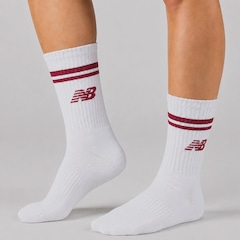 Kit com 4 Pares de Meia Cano Alto New Balance - Feminina - Foto 3