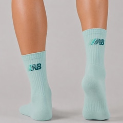 Kit com 4 Pares de Meia Cano Alto New Balance - Feminina - Foto 6
