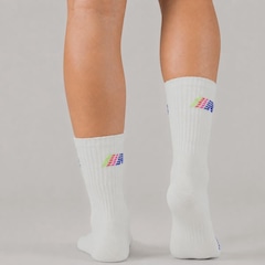 Kit com 4 Pares de Meia Cano Alto New Balance - Feminina - Foto 8