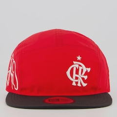 Boné Unissex New Era Flamengo Mengão Camper - Aba Reta - Foto 2