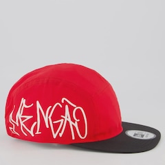Boné Unissex New Era Flamengo Mengão Camper - Aba Reta - Foto 3