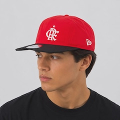 Boné Unissex New Era Flamengo Mengão Camper - Aba Reta - Foto 6