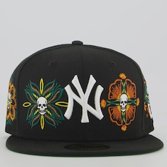 Boné Unissex New Era New York Yankees MLB 5950 - Aba Reta - Foto 2