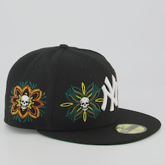 Boné Unissex New Era New York Yankees MLB 5950 - Aba Reta - Foto 3
