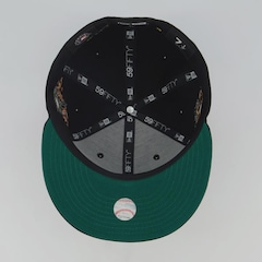 Boné Unissex New Era New York Yankees MLB 5950 - Aba Reta - Foto 4