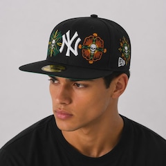 Boné Unissex New Era New York Yankees MLB 5950 - Aba Reta - Foto 6