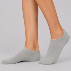Kit com 3 pares de Meia Sapatilha Dallf - Feminino - Foto 5