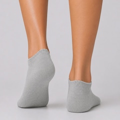 Kit com 3 pares de Meia Sapatilha Dallf - Feminino - Foto 6