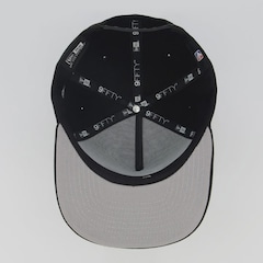 Boné Unissex New Era Brooklyn Nets NBA Script 940 AF - Aba Curva - Foto 4