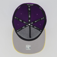 Boné Unissex New Era Minnesota Vikings NFL OTC 5950 - Aba Curva - Foto 4