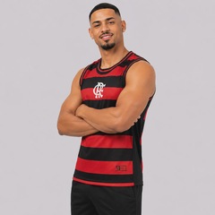 Camiseta Regata do Flamengo Dry Listrada - Masculina - Foto 3
