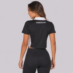 Cropped Polo do Corinthians Distintivo - Feminino - Foto 4