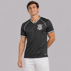 Camisa do Corinthians Raglan Dry Logo - Masculina - Foto 1