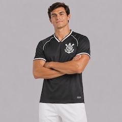 Camisa do Corinthians Raglan Dry Logo - Masculina - Foto 3