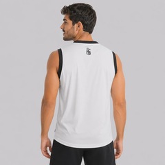 Camiseta Regata do Corinthians Dry Trançador - Masculina - Foto 4