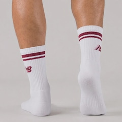 Kit com 3 Pares de Meia Cano Alto New Balance - Feminino - Foto 6