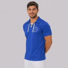 Camisa do Cruzeiro Retrô 1945 Cordinha - Masculina - Foto 3