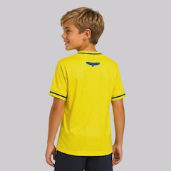 Camisa do Flamengo Brasil Jacquard Holográfico - Infantil - Foto 3