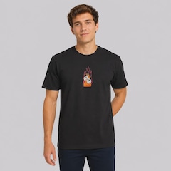 Camiseta DC Shoes Burning Dice Logo - Masculina - Foto 1