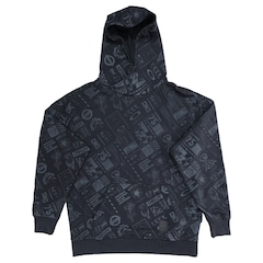 Blusão Oakley O-Mania Full Print Hoodie Blackout Masculina - Foto 1