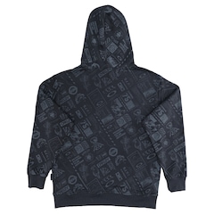 Blusão Oakley O-Mania Full Print Hoodie Blackout Masculina - Foto 3