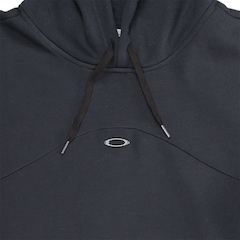 Blusão Oakley Ellipse Metal Pin Hoodie Blackout Masculino - Foto 3