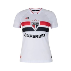 Camiseta do São Paulo New Balance Torcedor - Feminina - Foto 1