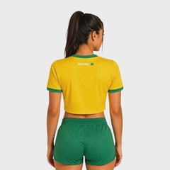 Cropped do Brasil  Braziline Lotus  - Feminina - Foto 4