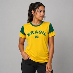Camisa do Brasil Dengo Braziline - Feminina - Foto 2